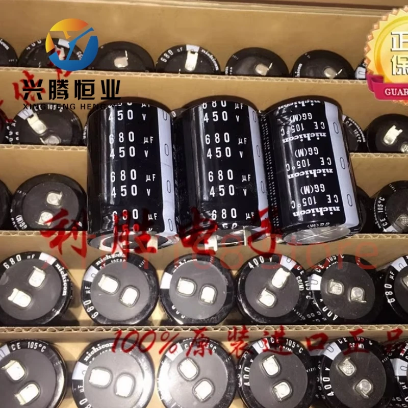 

1 шт. оригинальный электролитический конденсатор 680 мкФ 450 В 450 В 680 мкФ 35X50 GG квадратные ножки