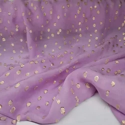 Jacquard Mulberry Silk Fabric Metallic Georgette Saree Somali Dirac Sewing Material