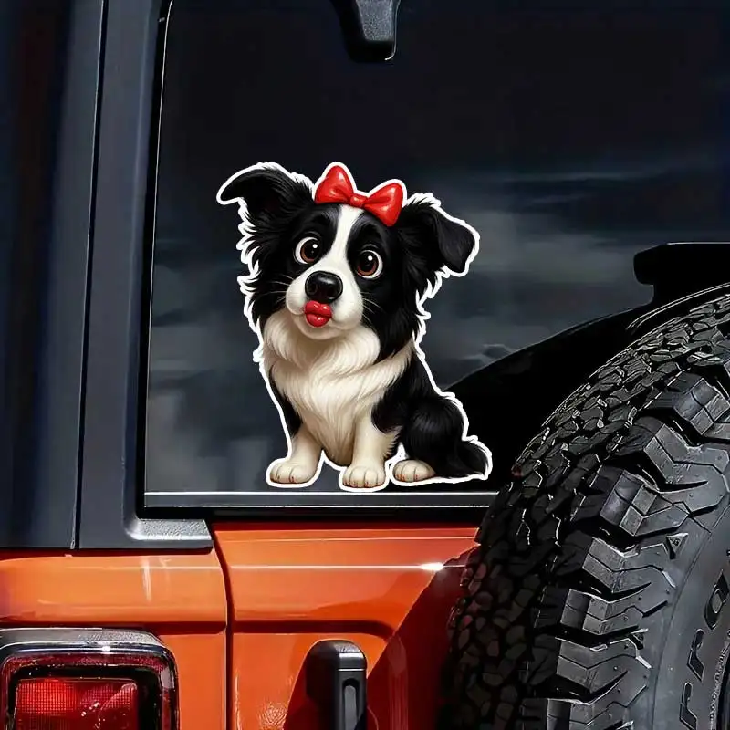 Funny Shepherd Dog Car Sticker Decal Vinyl Detachable Waterproof Outdoor Car Bumper Window Notebook Computer Decoration Y803