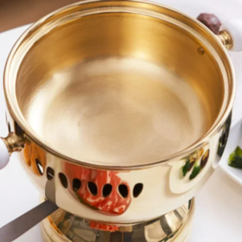 Thick Pure Copper Alcohol Stove One Person One Hotel Club Small Hot Pot Environment-Friendly Oil Household