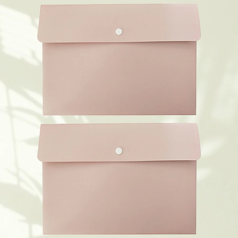 

2 шт., прозрачная папка с пряжкой, органайзер для документов, легкая сумка для офиса, дома, папка для файлов