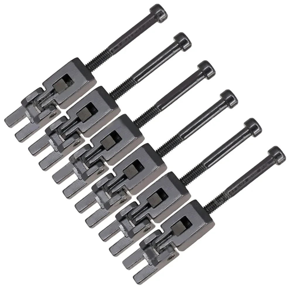 Enhance Your Playing Experience with 6Pcs Electric Guitar Tremolo Bridge Parts  Zinc Alloy  Multiple Height Options