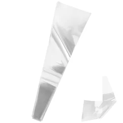 100Pcs Transparent Flower Bouquet Bag Single Rose Sleeve Professional Bouquet Sleeves Floral Gift Bags Convenient Packing