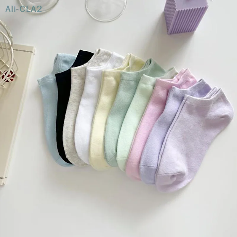 Summer Thin Socks Antibacterial Women's Socks Breathable Sweat-Absorbent Boat Socks