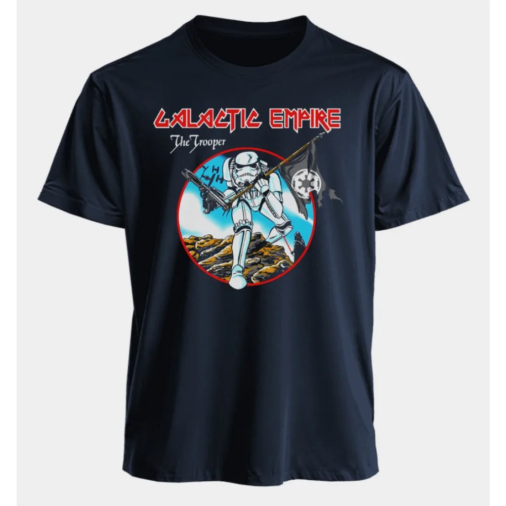 Camiseta holgada de algodón con estampado de ciencia ficción Star Wars para hombre y mujer, camiseta deportiva americana de manga corta con cuello redondo para uso diario, 2025