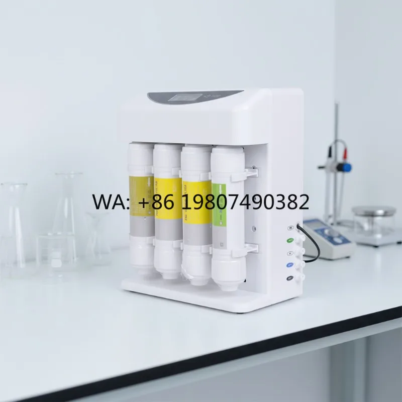 

10L/H Deionized Water System, Portable Filtration Unit for Lab Matcha, High Precision Water Purification Gear