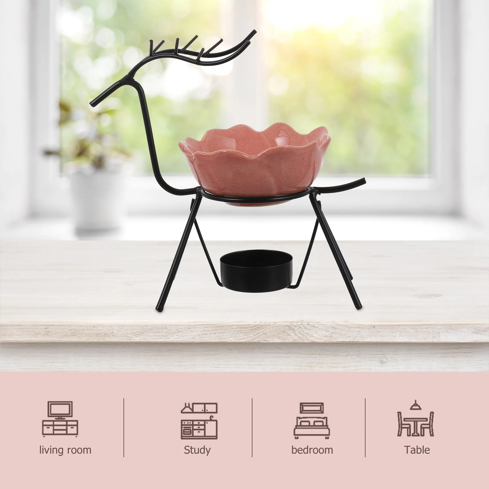 

1 set 1 Set Desktop Aroma Stove Incense Burner Decor For Bedroom Office Study Indoor Use Household Censer Beauty Salon Supplies