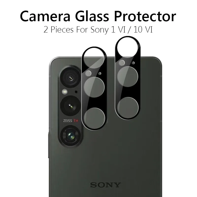 Para Sony Xperia 1 VI película protectora de lente de cámara de vidrio vidrio templado para Sony 10 VI 1VI 10VI película de lente