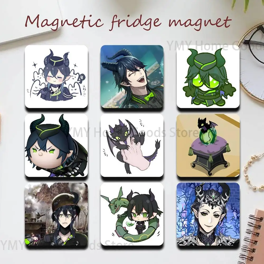 Anime Malleus D-Draconia Game Refrigerator Magnets the Perfect Choice for Home Create Warm Cozy Home Decor Gifts