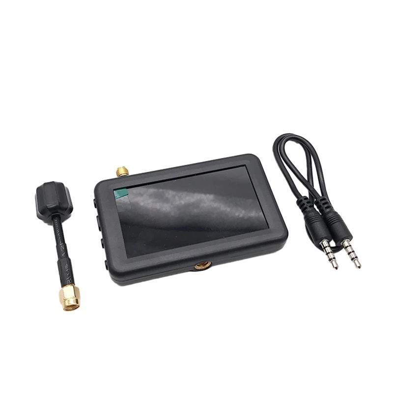 Mini 5.8G 40CH 3 Inch LCD 480X320 Auto Search FPV Monitor Build-In Battery For RC Multicopter FPV Drone Part