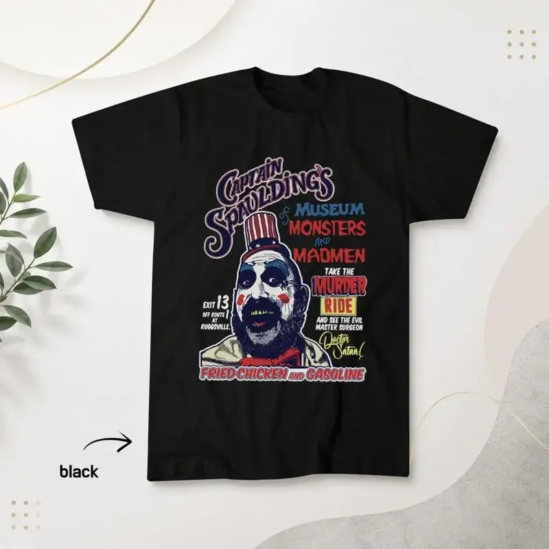 Captain Spaulding Museum Of Monsters Retro Horror T-Shirt