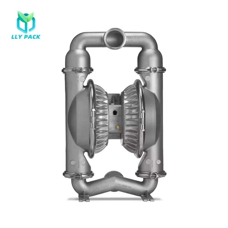 Custom Drawing Services LLY Positive Displacement Pump Stainless Steel Oil Lotion Liquid Pneumatic Double Diagram Pump Soap