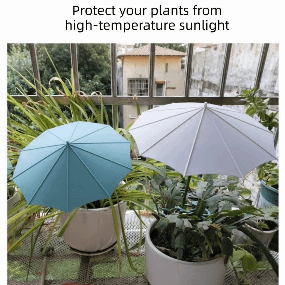 3Pcs Weather proof Sunshade Cloth Plant Shade Umbrella Reusable Sunshade Canopy Outdoor Plant Sunshade Ground Umbrella Cloth