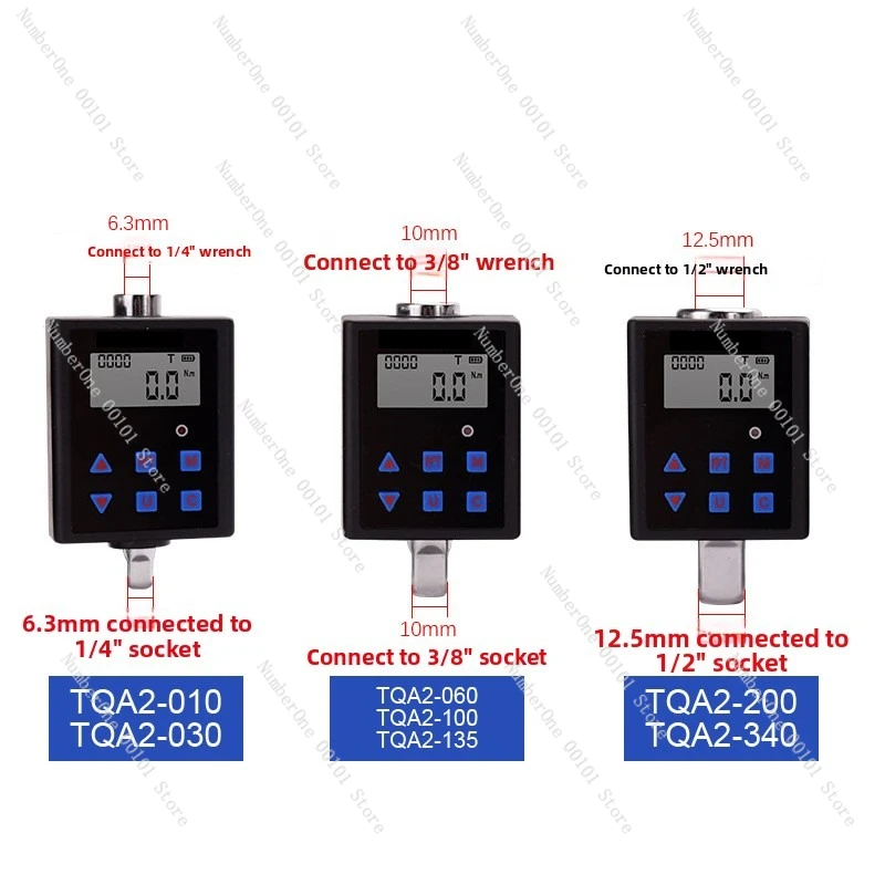 Portable High Precision Electronic Digital Display Torque Meter - Torque Connector Torque Meter