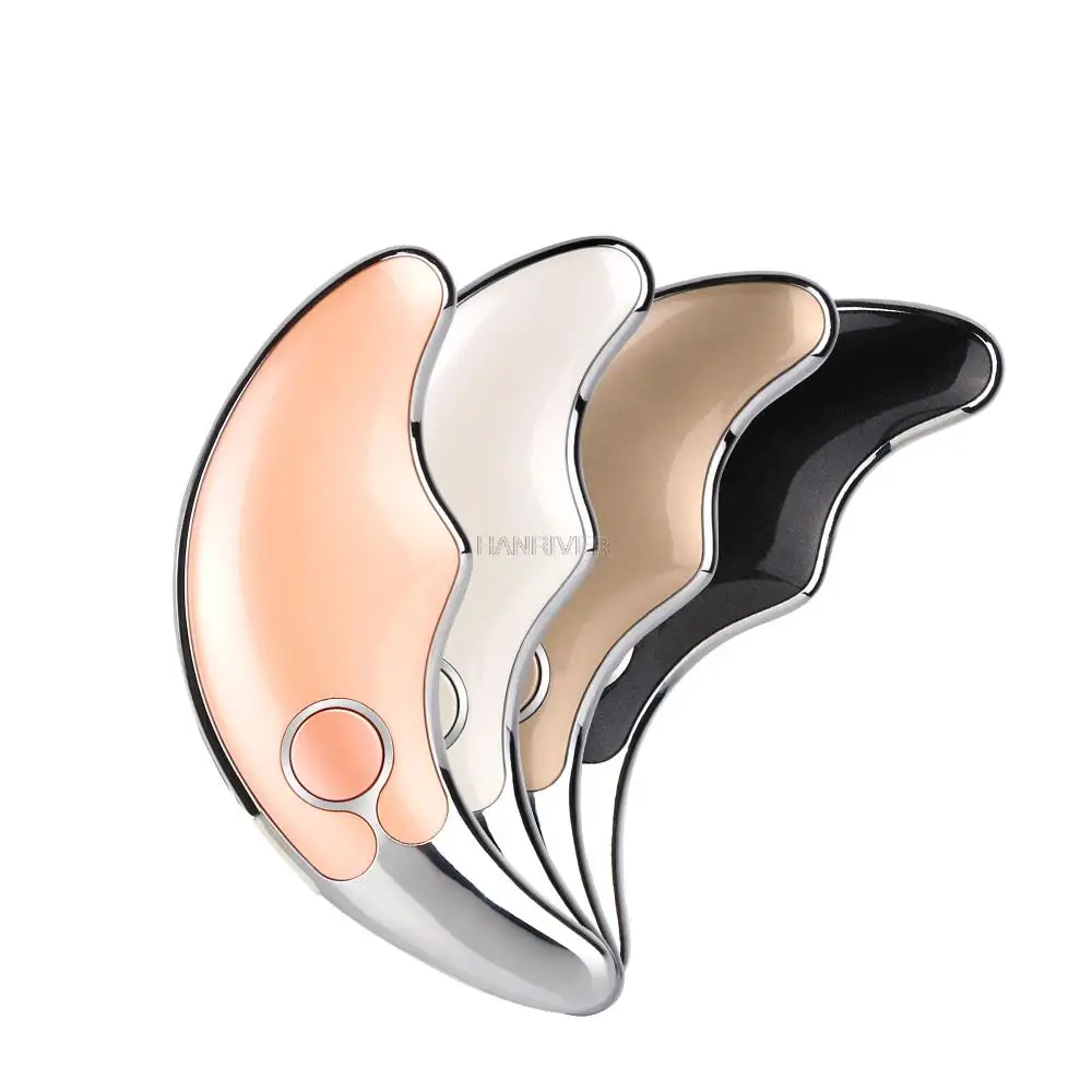 フェイスネックかっさマッサージマシン、顔のしわ除去デバイス、ボディスリミングマッサージャー、電動スキンマッサージスクレイピングツール