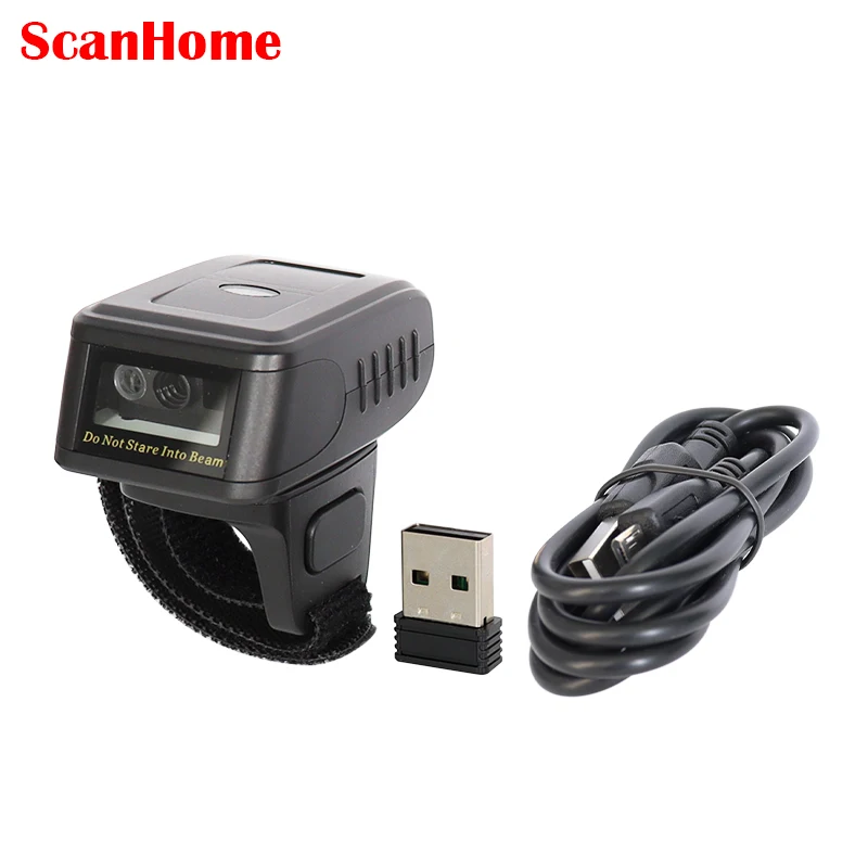 

Wireless for Bluetooth SH-2400 Ring Scanner Easy-to-Carry USB Interface Finger Wearable Responsive ScanHome Product in Stock