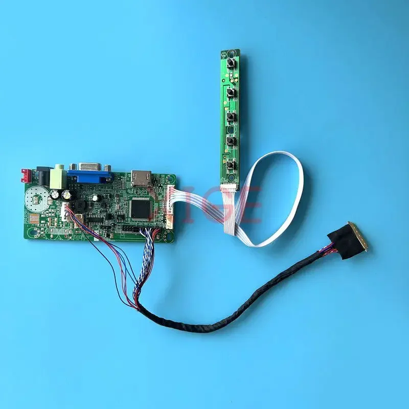 Placa controladora de matriz lcd, compatível com b125xw01 b125xw02 lp125wh2 vga 1366*768 12.5 "kit diy lvds 40 pinos hdmi-display para laptop