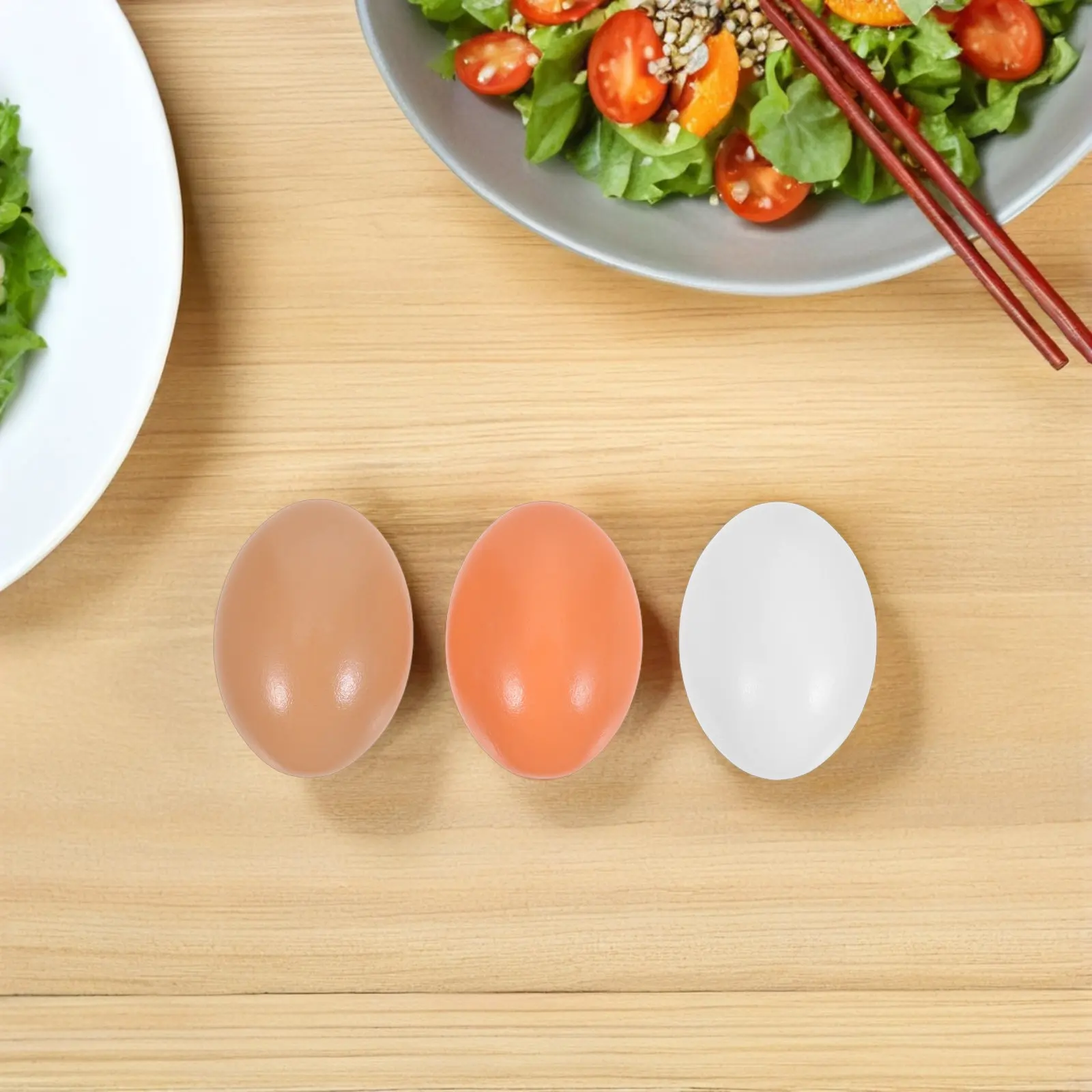 

8 шт. деревянных имитационных яиц с натуральным узором под дерево, неокрашенные, для рукоделия, пасхального декора, ролевых игр, развития мелкой моторики