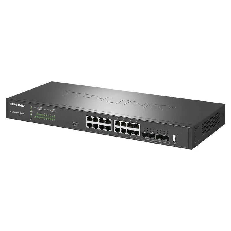 8* 10Gbps Uplink SFP+ Optical Ports 24* 2.5Gbps RJ45 Ports 10Gigabit Ethernet Network Switch IEEE 802.3bz/3ab/ae 16K MAC address