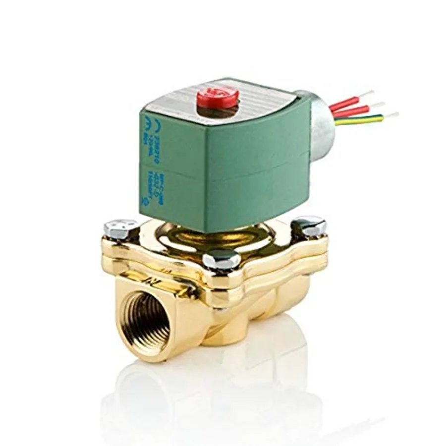 

8210G095-120/60, 110/50 Brass Body Pilot Operated General Service Solenoid Vae, 3/4" Pipe Size, 2-Way Normally Closed, Nitrile