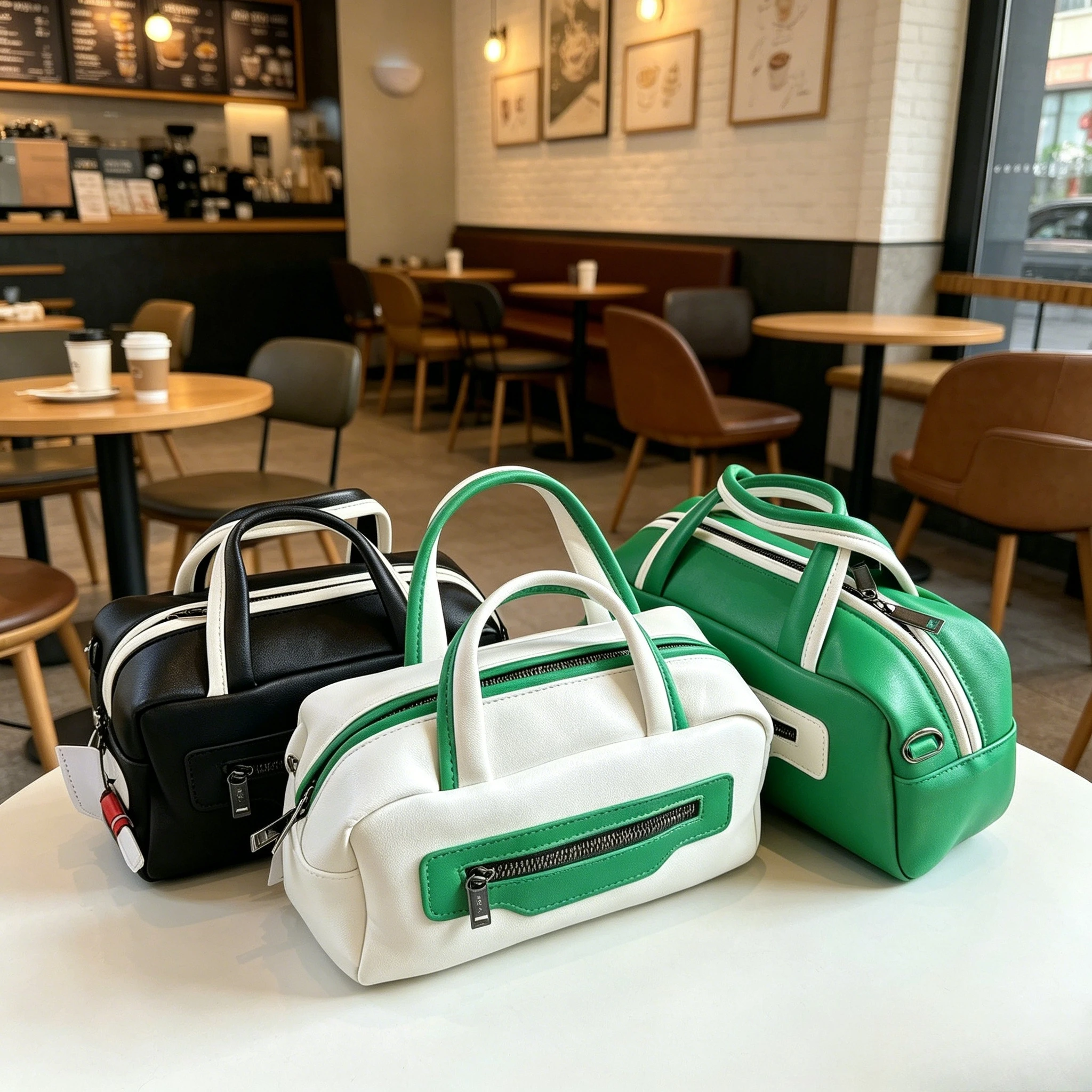 Lightweight Waterproof Golf Handbag Korean Style Crossbody Tote Bag Portable Travel Shoulder Bag for Women