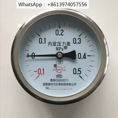 

Xinhua pulsation vacuum sterilizer sandwich pressure gauge Inner chamber pressure gauge New era pressure gauge