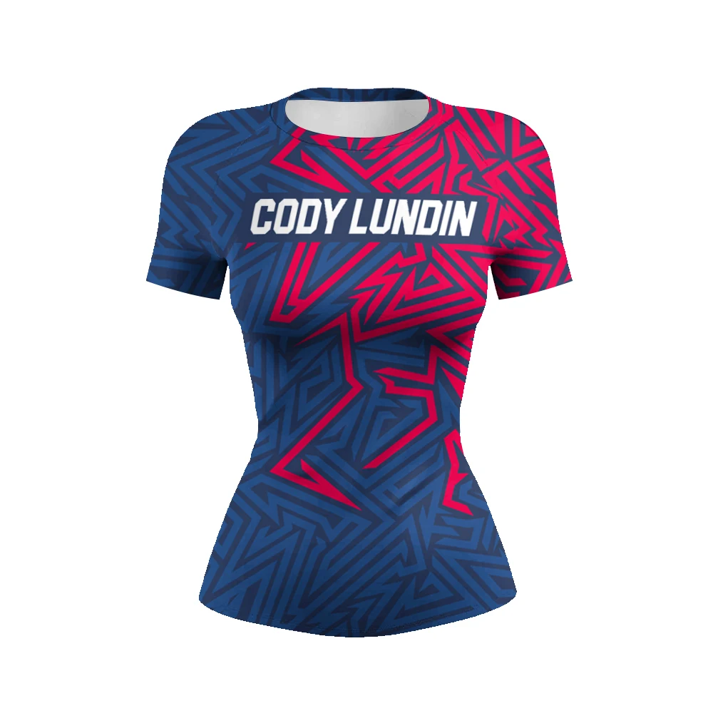 Cody Lundin Women Fightwear Long Sleeve No-Gi Jiu Jitsu Rash Guard BJJ Rashguard Compression Sports T-Shirts Casual Blouse