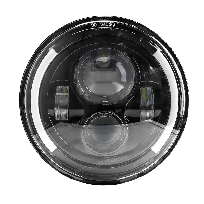 

Universal Cafe Racer Round Motorcycle LED Headlight Headlamp Refit 7'' Front Head Lamp for Chooper Bobber Honda 7 Inch