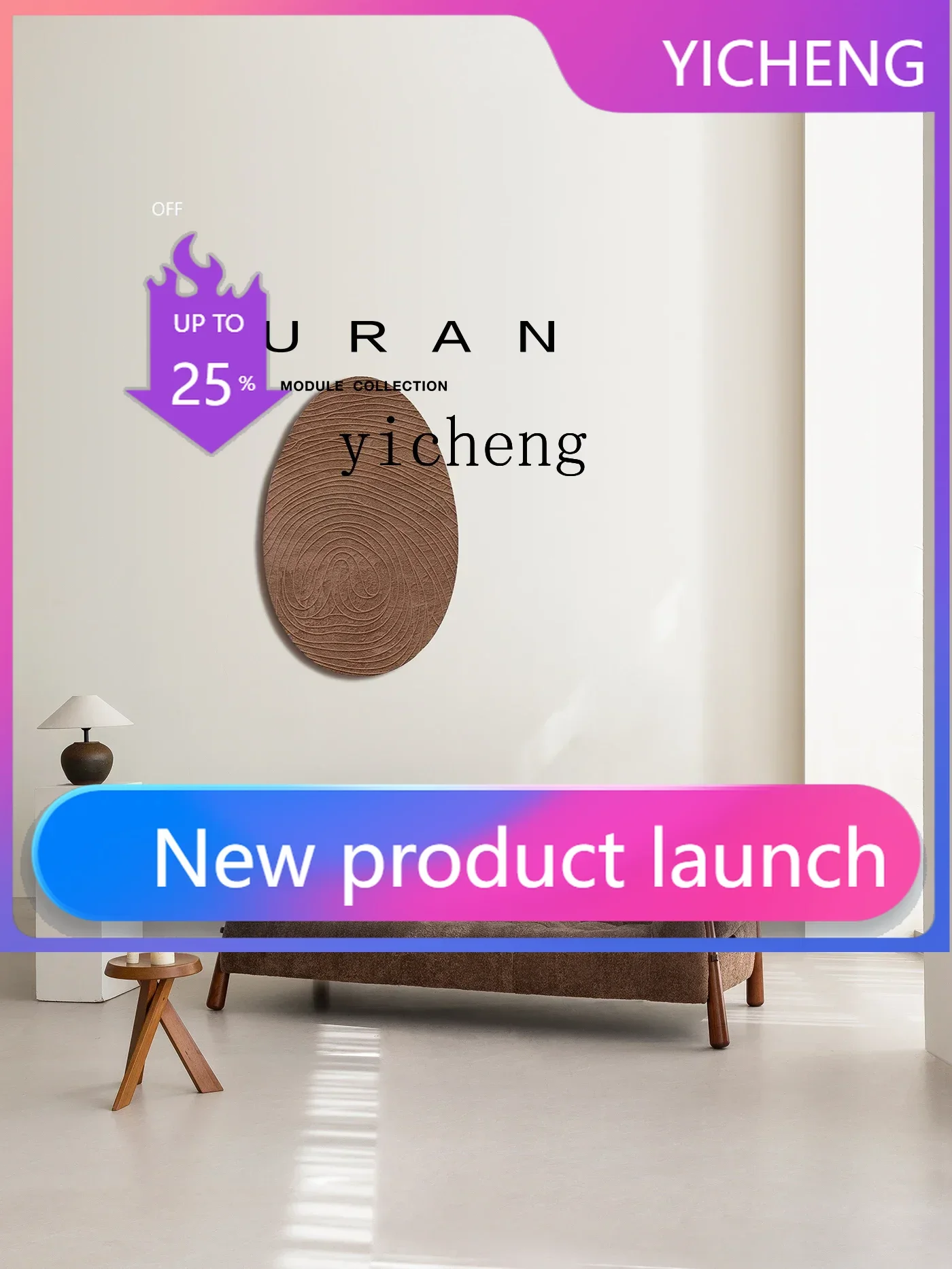 

LYY Mid-Ancient Cream Style Solid Wood Fabric Creative Straight Row High Backrest Retro Ash Three-Seat Sofa