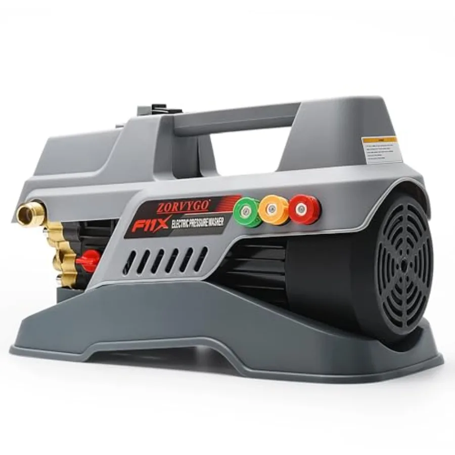 

Pressure Washer Power Washer with Brushless Induction Motor 3 Precision Nozzles 1000ML Foam Cannon High Pressure Washer for Cle