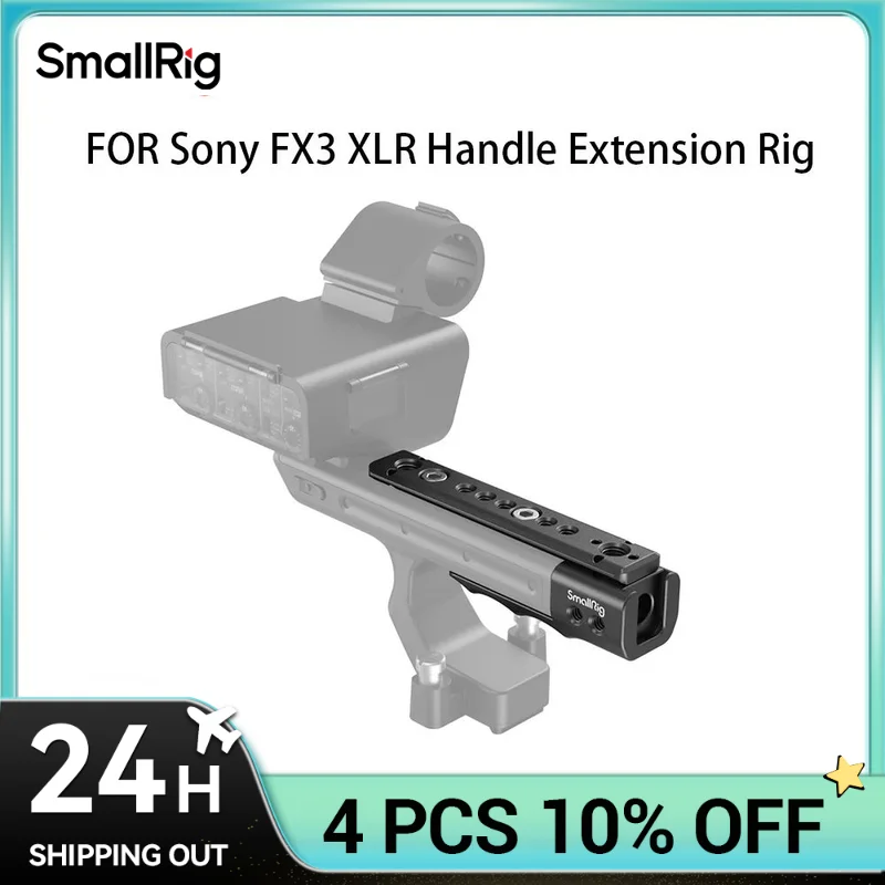 SmallRig Cage for Sony FX30 FX3 XLR Camera Handle Extension Rig For Sony FX3 XLR MD3490