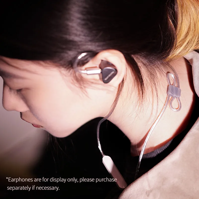 BGVP M4 คอติดตั้งบลูทูธ 5.4 สายหูฟัง MMCX/0.78 พร้อมไมโครโฟน Full รูปแบบถอดรหัส