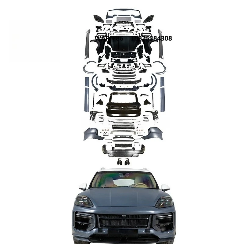 958.1 Upgrade 9Y0.2 Body Kit for 2011+ 958.1 Upgrade 2024 9Y0.2 Turbo Bodykit Trunk Lid Lights Hood Car Bumpers