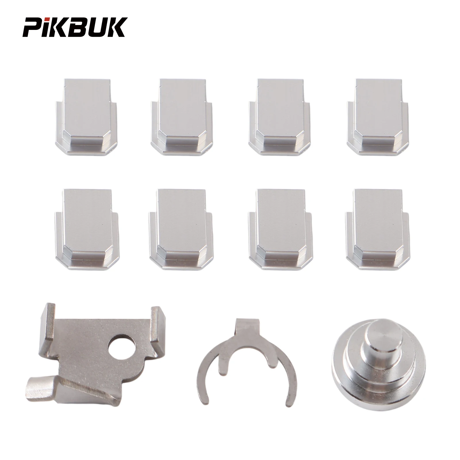 PIKBUK ALUMINUM SWIRL FLAP SET FIT FOR VW AUDI SEAT SKODA 2.0 TDI CR PLASTIC MANIFOLD 03L129711AG P2015