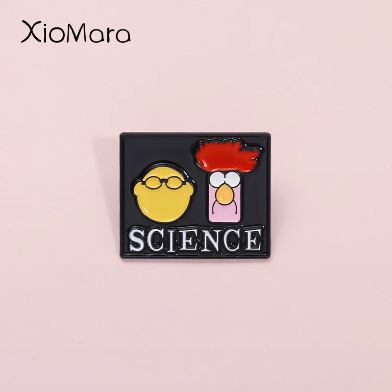 Scientific Chemical Beaker Enamel Pins investigative Subject Brooches Lapel Badges Related Jewelry Gift For Friendship Student