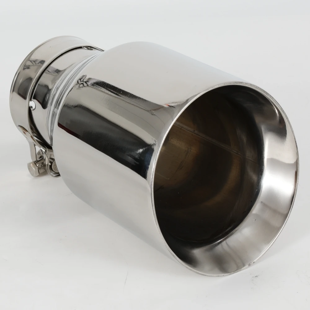 نظام عادم شامل من الفولاذ المقاوم للصدأ ، أنبوب كروم نهائي ، رأس عادم ، جودة عالية ، 1 صانعة سيارة