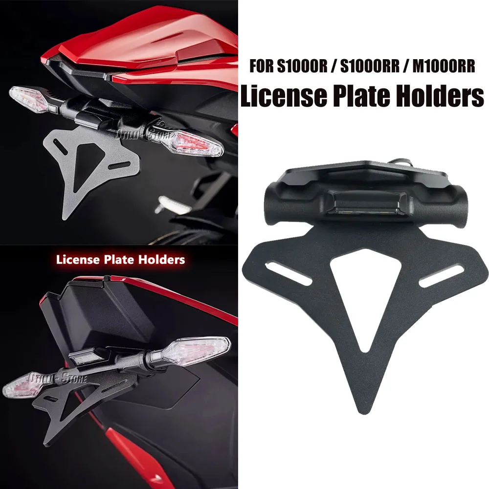 

Motorcycle For BMW s1000r S1000R 2021-2023 Rear Tail License Plate Holder LED Light S 1000 RR S1000RR 2019-2022 M1000R 2019-2023