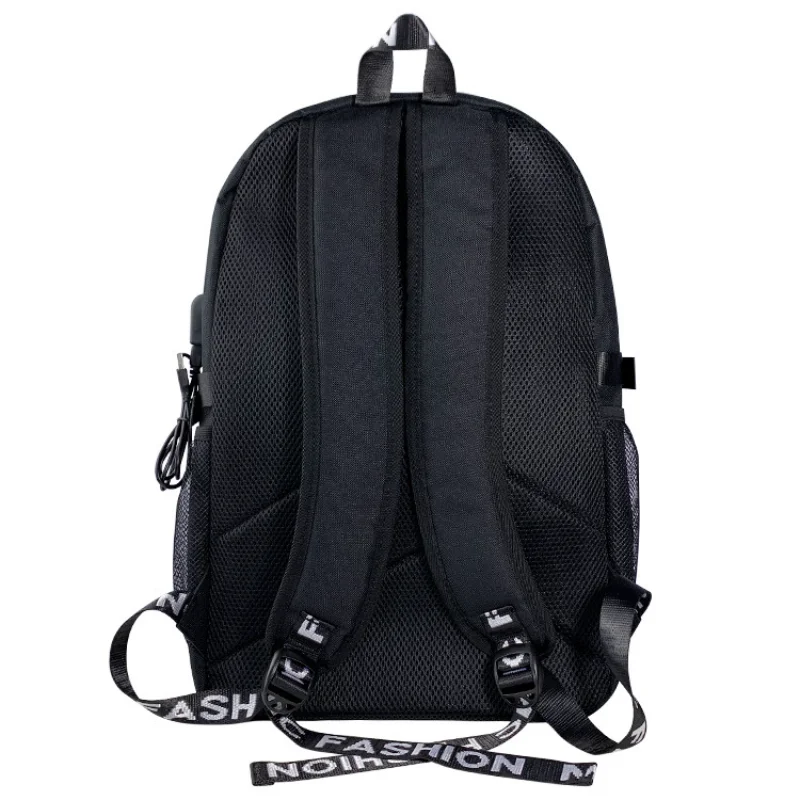 Gioco Anime Fortnite Zaino Borsa da scuola per adolescenti Borsa di ricarica USB multifunzione Uomo Donna Borsa da viaggio per laptop Zaino Mochila