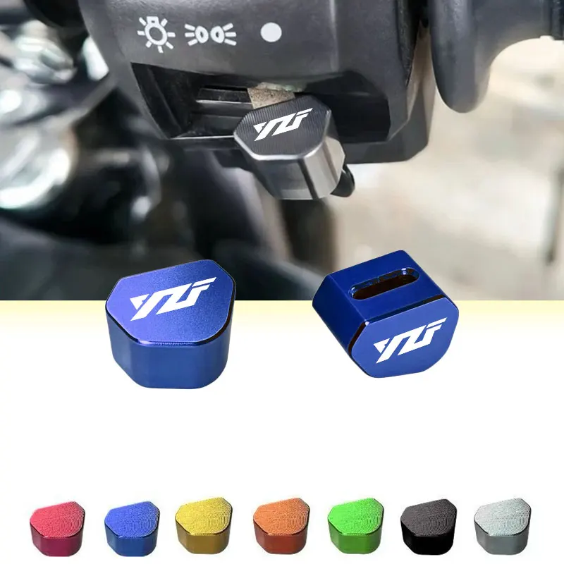 For YAMAHA YZF R1 R3 R6 R7 R25 R125 R1M YZFR1 YZFR3 YZFR6 YZFR7 Motorcycle Universal Switch Button Cover Turn Signal Caps
