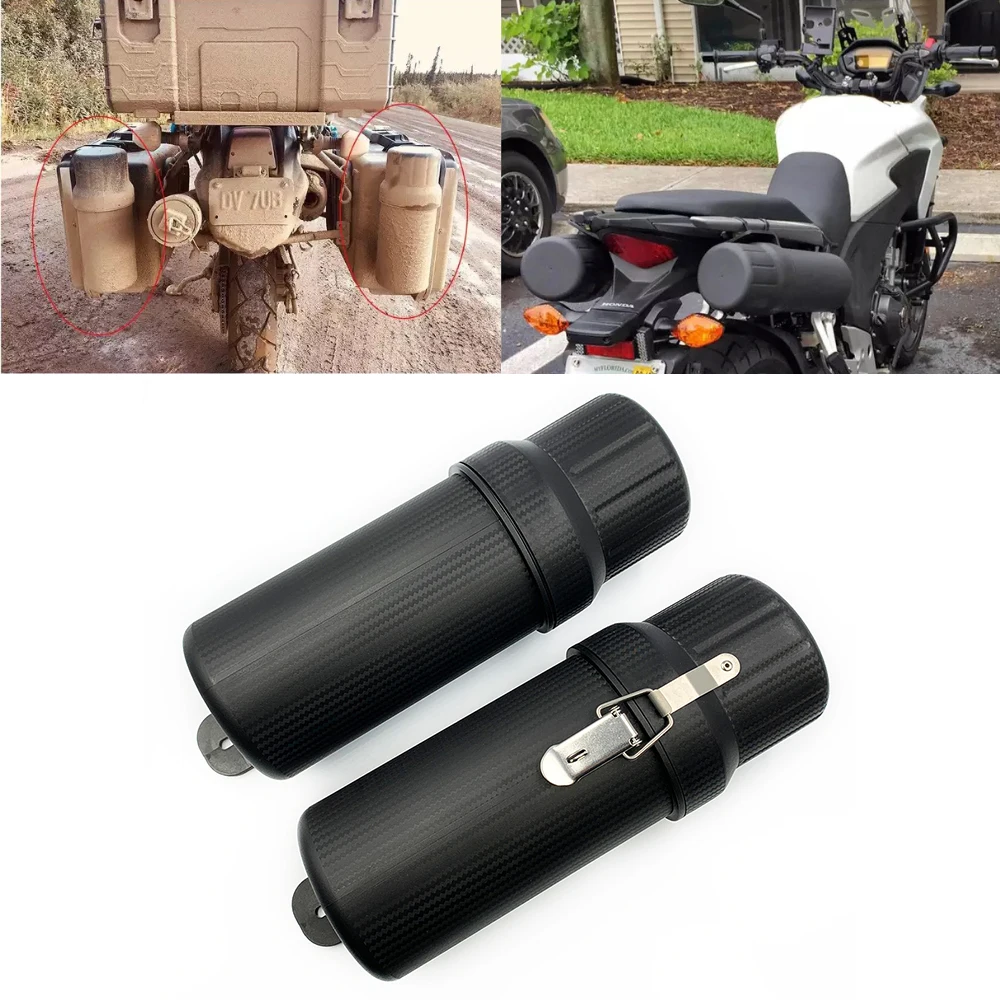 

Universal Motorcycle Storage Barrel Raincoat Gloves Storage Box For BMW Honda Kawasaki Tool Waterproof Tube