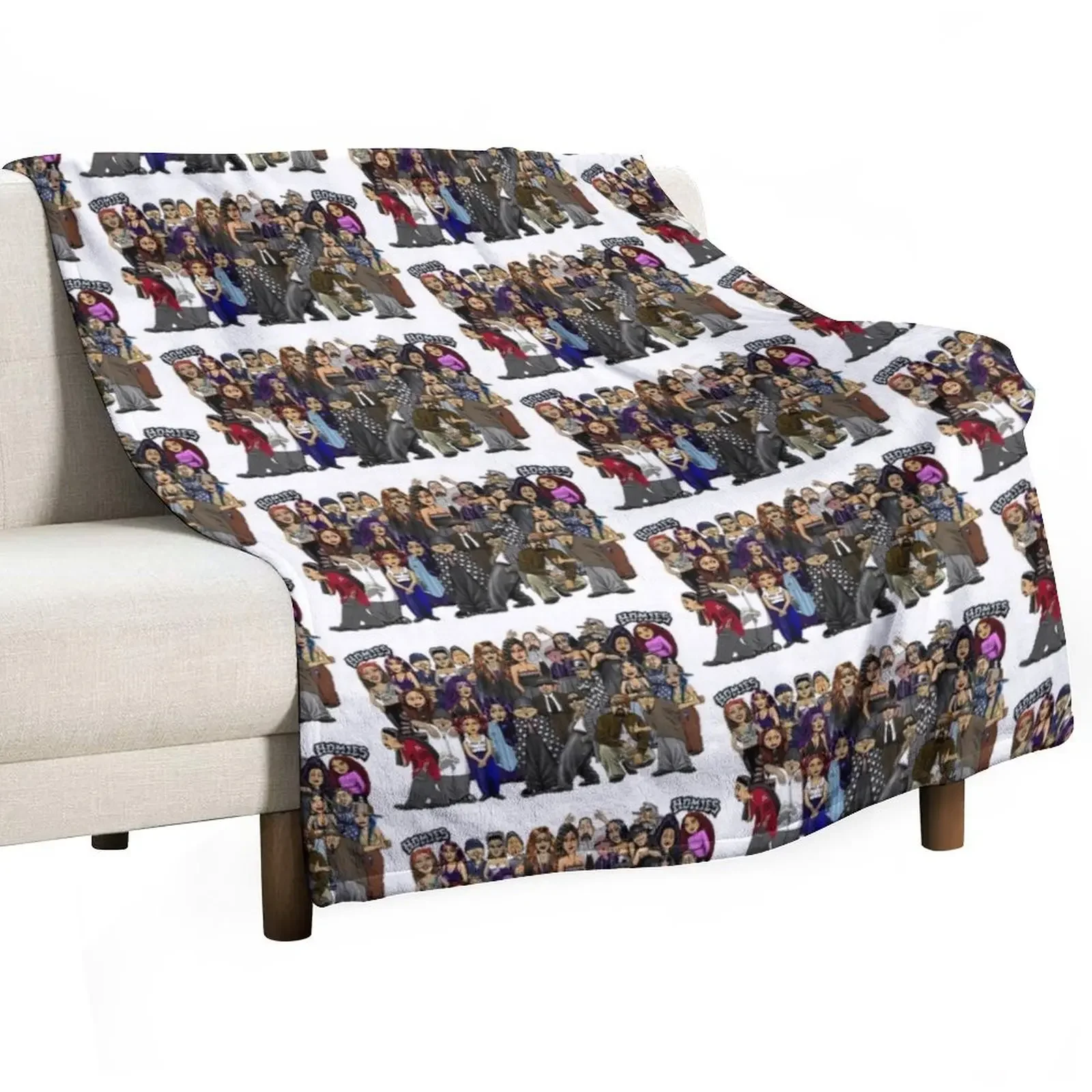 

Lil Homies, Little Homies Throw Blanket Sofa Beautifuls heavy to sleep Blankets