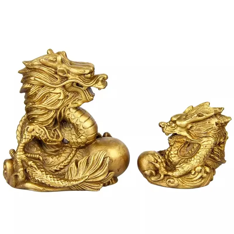 Chinese Zodiac Copper Statue, Copper Animal Ornament, Rat, Tiger, Rabbit, Dragon, Horse, Sheep, Monkey, Chicken, Dog, Pig Figu - view 4