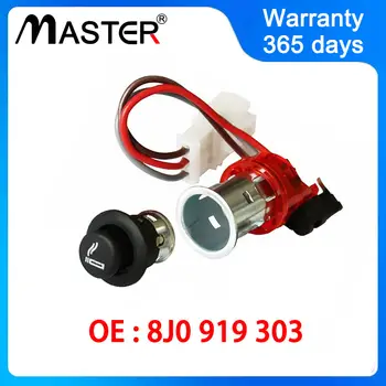 適用於Audi A4 B8 A5 Q5 的 12V 點煙器插座(附照明)8J0919303 8J0 919 303 10 最佳銷售 12伏點煙器插頭燈 - №8