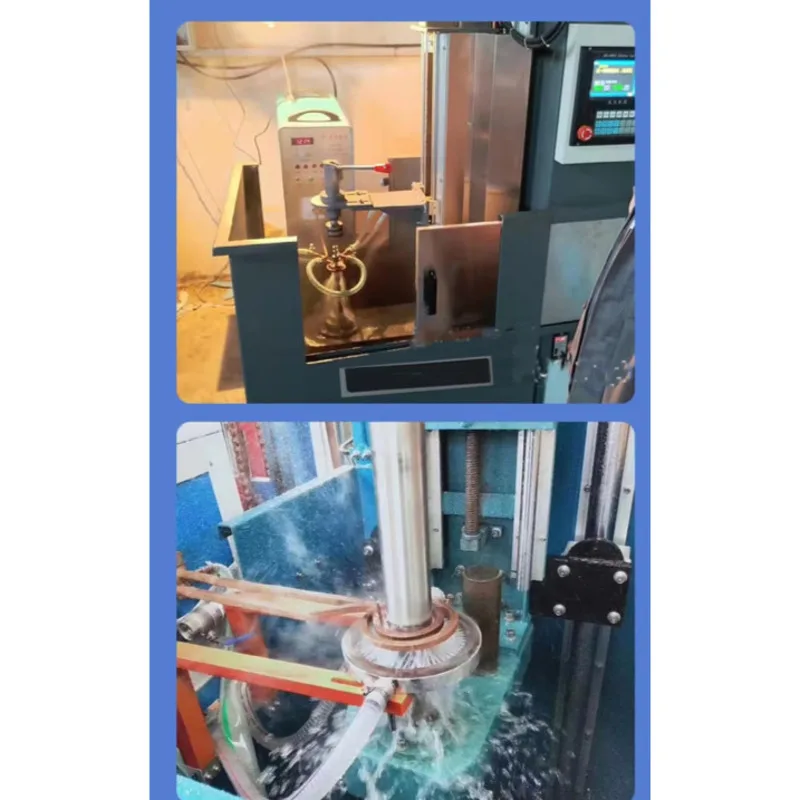 CNC Shaft Gear High Frequency Vertical Induction Hardening Quenching Machine