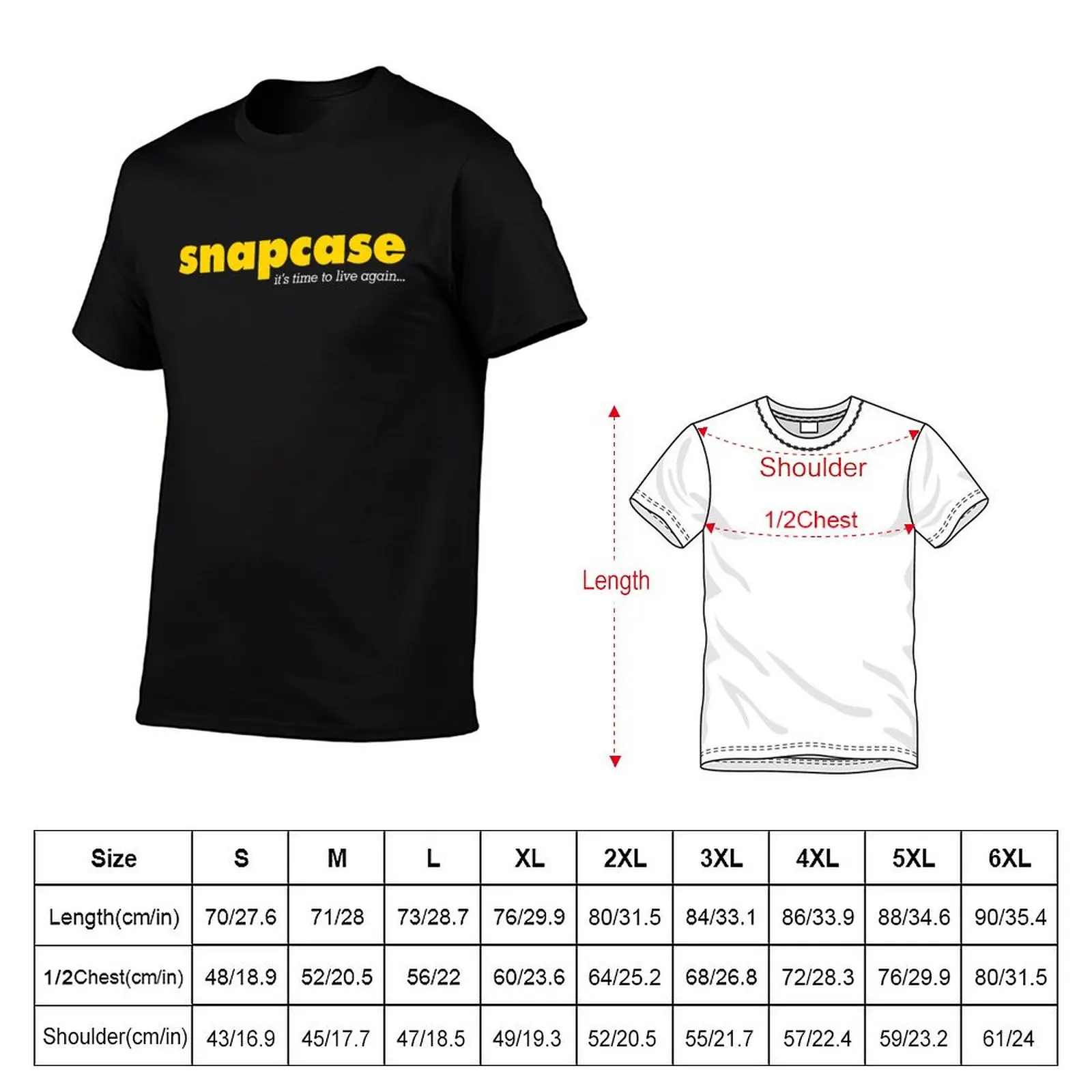 Snapcase - It's time to live again, incarnation! T-Shirt sports fans graphic t shirt vintage man t shirt anime shirts men