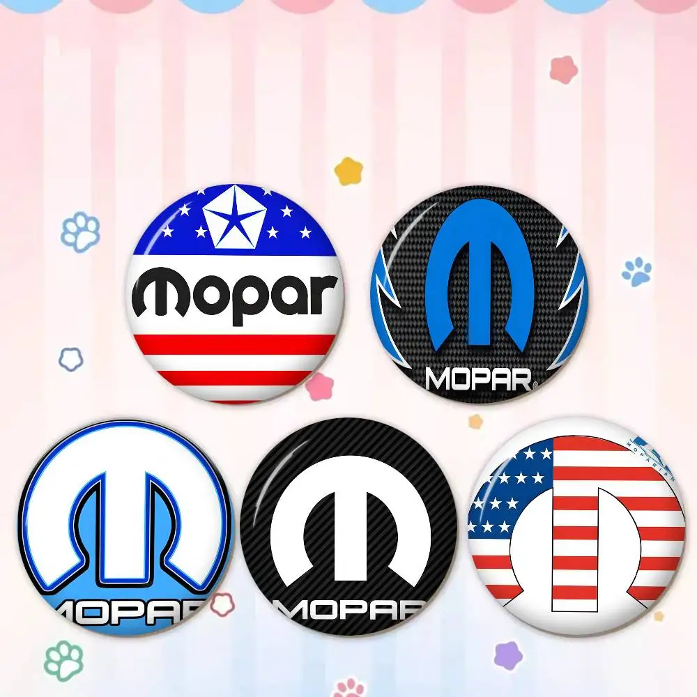 M-Mopares Car Creative Pins Funny Faces Round Snap-in Brooch Badge Backpack Hat Accessories Jewelry Gifts