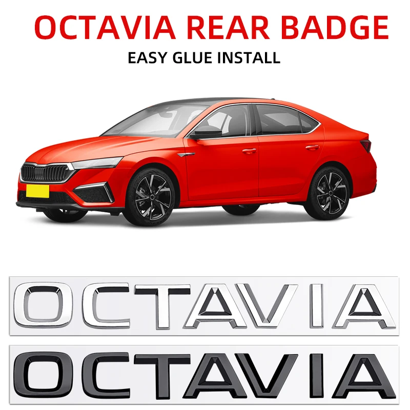 

3D эмблема автомобиля abs буквенный значок логотип багажник наклейки на кузов наклейка для Skoda Octavia 1 2 3 4 A5 A7 MK3 Octavia наклейка аксессуары