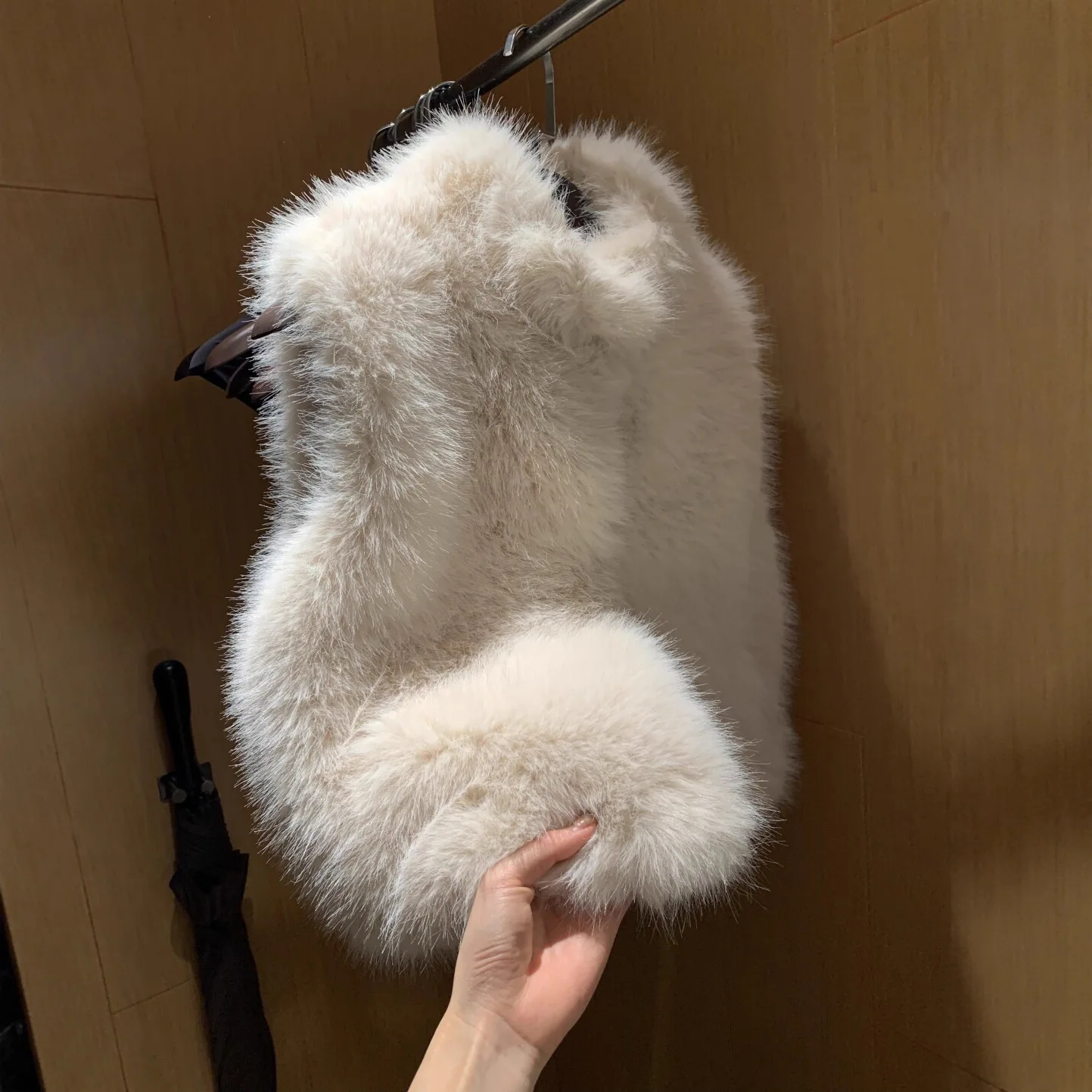 Women's New Versatile Fox Fur Mink Vest Sleeveless Cape Coat