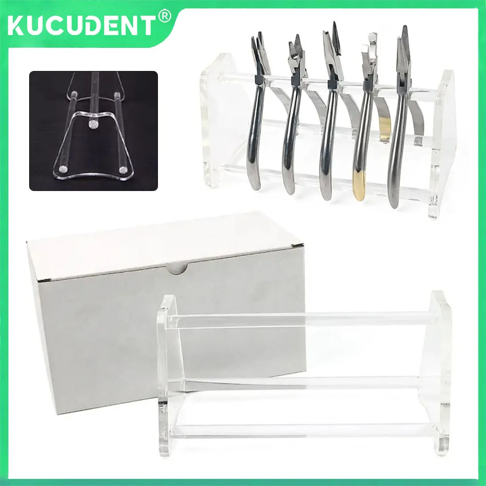 

Dental Orthodontic Pliers Forceps Stand Holder Acrylic Removable Rack for Scissors Dental Tools New Dentistry Oral Storage
