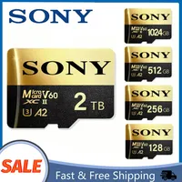 SONY High Speed Mini SD Memory Card 2TB 1TB Class 10 Micro TF Flash Usb Pen Drive Card 1TB 512GB 256GB 128GB 64GB for Smartphone